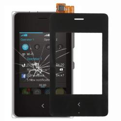 tel-szalk-154417 Nokia Asha 500 fekete Érintőpanel -kijelző nélkül -digitizer (tel-szalk-154417)