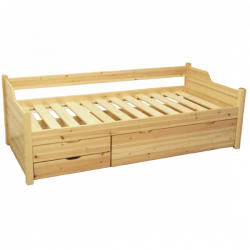  3 fiókos fenyő ágykeret + ajándék ágyráccsal