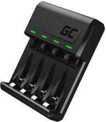 GreenCell Green Cell GC VitalCharger Ni-MH AA és AAA akkumulátor töltő Micro USB and USB-C portal (GC-35829) - kulsoaksi
