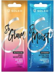 Soleo (szoláriumrkém) Soleo So Glam + So Moist - 2x15ml
