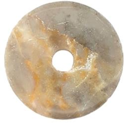  Piatra Pi din Jasp - Amuleta Samanica de Forma Disc - 35-38 x 4-5 x 5-7 mm - (XL) - 1 Buc
