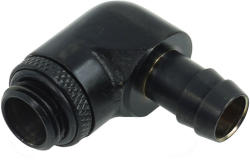 Alphacool HF 10mm (3/8") fitting 90° forgatható G1/4 - Deep Black /17136/