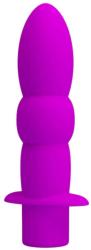 Pretty Love Dop Anal Cu Vibratii Wyatt, Mov, 11.5 Cm