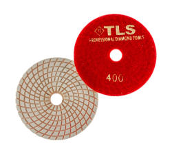  TLS SPIDER10-P400-d125 mm-gyémánt csiszolókorong-polírozó korong-vizes