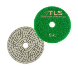  TLS SPIDER10-P800-d125 mm-gyémánt csiszolókorong-polírozó korong-vizes
