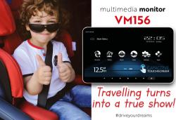 Phonocar VM 156 monitor de tetiera cu Android si HDMI