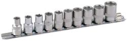 PROJAHN Set de chei tubulare 1/2" PROJAHN, scurt, metric 10-22 mm suport sina 10 buc/set