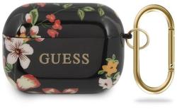 Guess Husa Apple Airpods Pro, Guess, Flower Collection N. 4, Negru