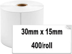 AIMO Etichete termice 30 x 15 mm plastic alb pentru imprimanta AIMO Phomemo M110 M200 M220 400 etichete (AIWP3015-400)