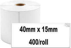 AIMO Etichete termice 40 x 15 mm plastic alb pentru imprimanta AIMO Phomemo M110 M200 M220 400 etichete (AIWP4015-400)
