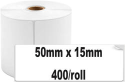 AIMO Etichete termice 50 x 15 mm plastic alb pentru imprimanta AIMO Phomemo M110 M200 M220 400 etichete (AIWP5015-400)