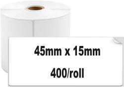 AIMO Etichete termice 45 x 15 mm plastic alb pentru imprimanta AIMO Phomemo M110 M200 M220 400 etichete (AIWP4515-400)