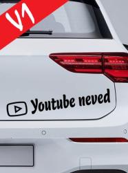 Autós matrica - Matrica Youtube