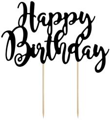 PartyDeco Decoraţiune pentru tort "Happy Birthday