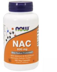 NOW N-acetilcisteină 600 mg. - N-acetil cisteină - 100 capsule - ACUM ALIMENTE, NF0085