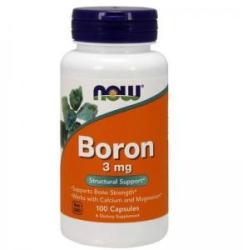 NOW Bor - Bor 3 mg. - 100 capsule - ACUM ALIMENTE, NF1410