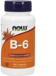 NOW Vitamina B-6 - 50 mg. - Vitamina B-6 (piridoxină) - 100 comprimate - ACUM ALIMENTE, NF0450