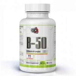 Pure Nutrition Vitamine B - 50 - 100 comprimate, Pure Nutrition, PN0465