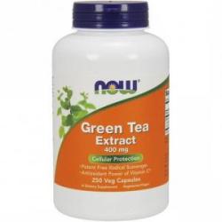 NOW Extract de ceai verde 400 mg. - Extract de ceai verde - 250 capsule - ACUM ALIMENTE, NF4706 (NF4706)