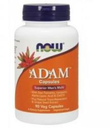 NOW Vitamine pentru bărbați Adam - 90 capsule, NOW Foods, NF3878