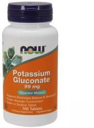 NOW Potasiu 99 mg. - Gluconat de potasiu - 100 comprimate - ACUM ALIMENTE, NF1460