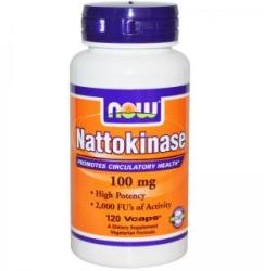 NOW Natokinaza 100 mg. - Nattokinaza - 120 capsule - ACUM ALIMENTE, NF3141