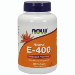 NOW Vitamina E-400 - Vitamina E-400 UI MT - 250 drajeuri - ACUM ALIMENTE, NF0894