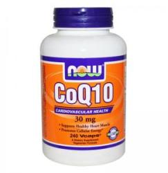 NOW Coenzima Q10 30mg. - CoQ10 - 240 capsule - ACUM ALIMENTE, NF3190 (NF3190)