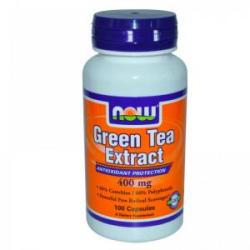 NOW Extract de ceai verde 400 mg. - Extract de ceai verde - 100 capsule - ACUM ALIMENTE, NF4705