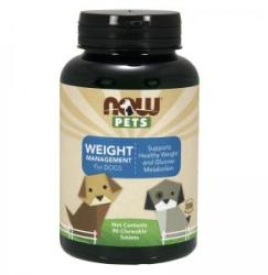 NOW Supliment alimentar pentru câini - PET Weight Weight - 90 comprimate - ACUM ALIMENTE, NF4302