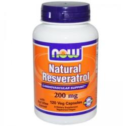 NOW Antioxidant - Mega Resveratrol - 120 capsule, ACUM ALIMENTE, NF3354