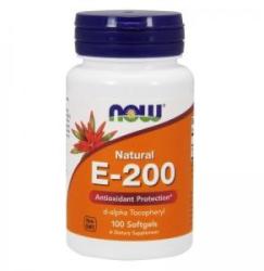 NOW Vitamina E-200 - Vitamina E-200 UI MT - 100 drajeuri - ACUM ALIMENTE, NF0880