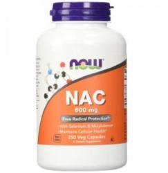 NOW N-acetilcisteină 600 mg. - N-acetil cisteină - 250 capsule - ACUM ALIMENTE, NF0086