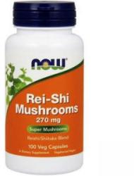 NOW Reishi și Shiitake, REI-SHI 270 mg. - Ciuperci Rei-Shi - 100 capsule - ACUM ALIMENTE, NF4733