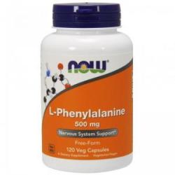 NOW Fenilalanină 500 mg. - L-fenilalanină - 120 capsule - ACUM ALIMENTE, NF0132