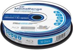 MediaRange Blu-Ray MediaRange BD-R Single Layer 25 Gb (tipărit) - 10 bucăți în fus