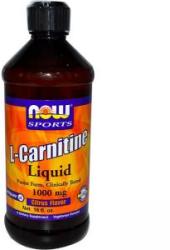 NOW L-carnitină lichidă 465 ml. - L-carnitină lichidă citrice 1000 mg. - ACUM ALIMENTE, NF0065