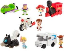 Mattel Toy, Toy Story 4 - Figurină mică cu un vehicul, sortiment, 171623