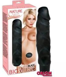 Nature Skin Vibrator BIG piele naturală, negru, 7510