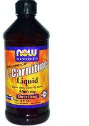 NOW L-carnitină lichidă 465 ml. - L-carnitină lichidă citrice 3000mg. - ACUM ALIMENTE, NF0064