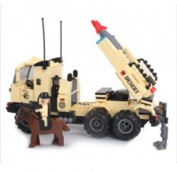 BRICK Constructor Brick Combat Zone 822 Camion militar 310 elemente, 515112589