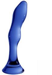 Chrystalino Dildo de sticlă Baghetă galantă Chrystalino, Albastru, 43330