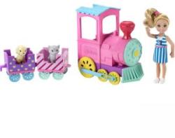 Mattel Set de jocuri Barbie - papusa Chelsea cu tren, 1710080