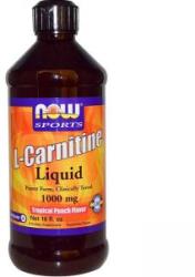 NOW L-carnitină lichidă 465 ml. - L-Carnitine Liquid Punch Tropical 1000mg. - ACUM ALIMENTE, NF0066