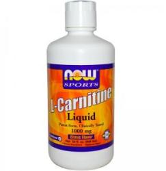 NOW L-carnitină lichidă 946 ml. - L-carnitină lichidă citrice 1000mg. - ACUM ALIMENTE, NF0069