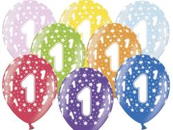 PartyDeco Balon cu numărul 1 aniversar