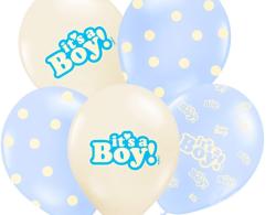 PartyDeco Balon pastel Este băiat