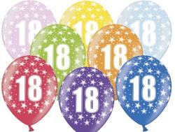 PartyDeco Balon cu numărul 18 aniversar