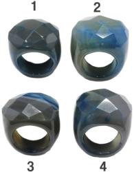  Inele Agata Oval Fatetat - Diametru Gaura 57 mm