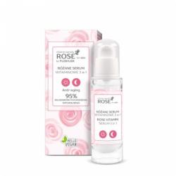 FLOSLEK Ser facial - Floslek Rose For Skin Rose Gardens Rose Vitamin Serum 3 in 1 30 ml